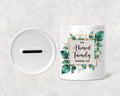 Personalised Family Sadaqah Jar Name Home Decor Charity Money Box Eid