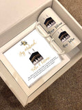 Personalised Hajj Mubarak Gift Set 2026 Haji Hajja Kabah Makkah Madinah Names Pilgrimage Dua Frame Mugs Couple Husband Wife Family Parents