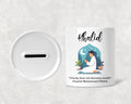 Personalised Sadaqah Jar Islamic Gift for Men Name Illustration Prayer Home Decor Reward Charity Box