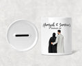 Personalised Sadaqah Jar Islamic Gift for Couples Wedding Money Charity Box Home Decor Reward