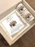 Personalised Hajj Mubarak Gift Set 2026 Haji Hajja Kabah Makkah Madinah Names Pilgrimage Dua Frame Mugs Couple Husband Wife Family Parents